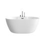 Claire 56" Freestanding White Tub