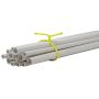 24" Neon Yellow Gear Tie Reusable Rubber Twist Tie-2/Pack
