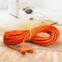 24" Neon Yellow Gear Tie Reusable Rubber Twist Tie-2/Pack