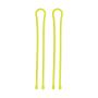24" Neon Yellow Gear Tie Reusable Rubber Twist Tie-2/Pack