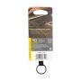 SlideLock Key Ring Stainless Steel-Black