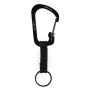 SlideLock Key Ring Stainless Steel-Black
