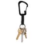 SlideLock Key Ring Stainless Steel-Black
