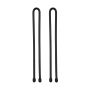 12" Black Gear Tie Reusable Rubber Twist Tie-2/Pack