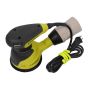 18" Neon Yellow Gear Tie Reusable Rubber Twist Tie-2/Pack