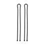 32" Black Gear Tie Reusable Rubber Twist Tie-2/Pack