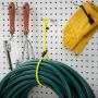 24" Neon Yellow Gear Tie Loopable Twist Tie-2/Pack