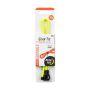 12" Neon Yellow Gear Tie Loopable Twist Tie-2/Pack