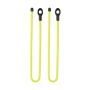 12" Neon Yellow Gear Tie Loopable Twist Tie-2/Pack