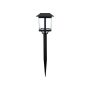 Solar Square Glass Stake Light
