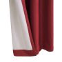 52" x 84" Adora Blackout Grommet-Red