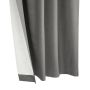 52" x 84" Baxter Blackout Pocket Top/Back Tab-Silver