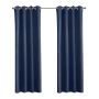 52" x 84" Gette Blackout Grommet-Navy