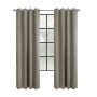 52" x 84" Matthew Blackout Grommet-Linen Leaf