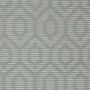 52" x 84" Organa Textured Geo Jacquard Grommet-Silver Grey