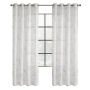 52" x 84" Rally Printed Sheer Grommet-White