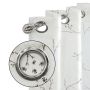 52" x 84" Rally Printed Sheer Grommet-White