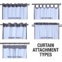 45" x 88" Blackout Liner-White