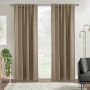 52" x 84" Mulberry Faux Raw Silk Pocket Top/Back Tab