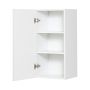 15" x 30" White Thermafoil Shaker Wall Cabinet