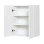 24" x 30" White Thermafoil Shaker Wall Cabinet