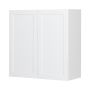 30" x 30" White Thermafoil Shaker Wall Cabinet