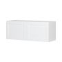 36"x 14" White Thermafoil Shaker Refrigerator Cabinet