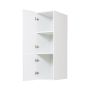 White Thermafoil Shaker Pantry Cabinet Combo