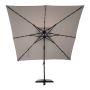 Deluxe Offset Umbrella With Lights 10'