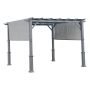 Pergola with Adjustable Sunshade-11'x11'