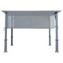 Pergola with Adjustable Sunshade-11'x11'