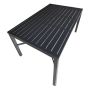 Dining Table Steel Slat Top 60" x 38"