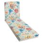 Coussin de chaise longue réversible 70 x 22 x 4 po