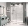 Zone Square Base 60 x 32 Acrylic With Left-Hand Drain-White