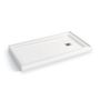 ZZone Square Base 60x32 Acrylic With Right-Hand Drain-White