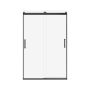 Revelation 6mm 44-47" x 70.5" Square Shower Door Matte Black