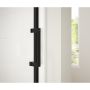 Revelation 6mm 44-47" x 70.5" Square Shower Door Matte Black