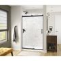 Revelation 6mm 44-47" x 70.5" Square Shower Door Matte Black