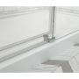 Porte de douche 8 mm Odyssey SC 57 à 59,5 x 78 po, chromé