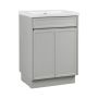 Coiffeuse-lavabo Dieppe 24 po avec dessus en céramique