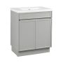 Coiffeuse-lavabo Dieppe 30 po avec dessus en céramique