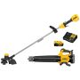 DeWalt 20V Combo Trimmer + Blower Kit 4Ah