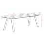 La Manche Composite Table-39"x83"