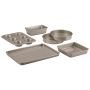 Cuisinart 6 Piece Bakeware Set-Champagne