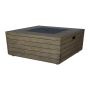 Havana 36" Square Gas Fire Pit