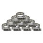 #10 All Stainless Steel Clamp-Series 87-10/Pack