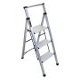 Metaltech 3-Step Ultra-Flat Aluminum Step Stool Type 1