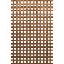 Brown Pressure Treated 4' x 8' Georgian Privacy Lattice