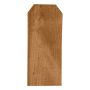 Brown Pressure Treated 5-3/5" x 72" Dog Eared Picket