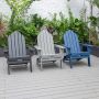 HDPE Folding Adirondack Chair